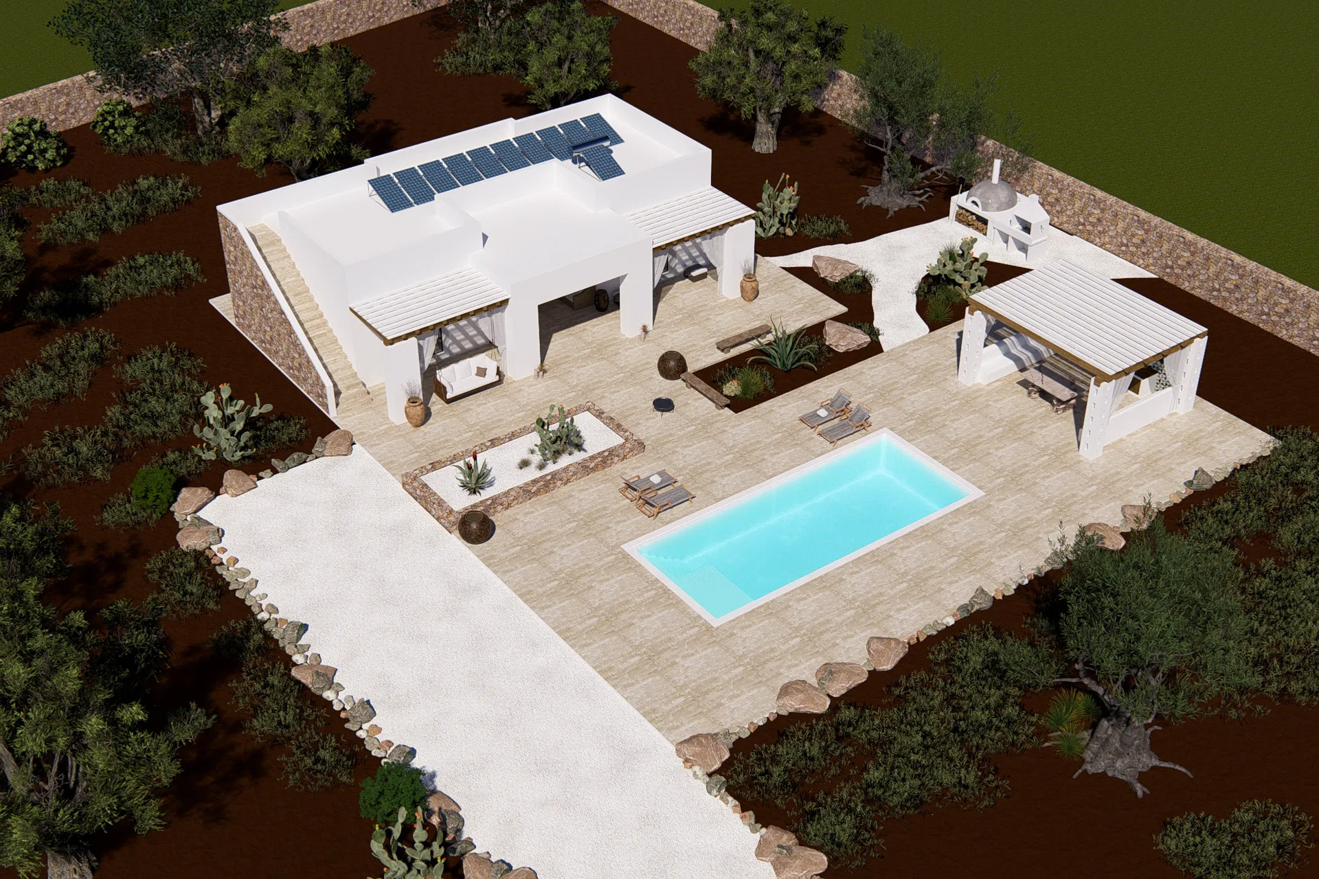 Villa méditerranéenne neuve, piscine privée et oliveraie — photo 5