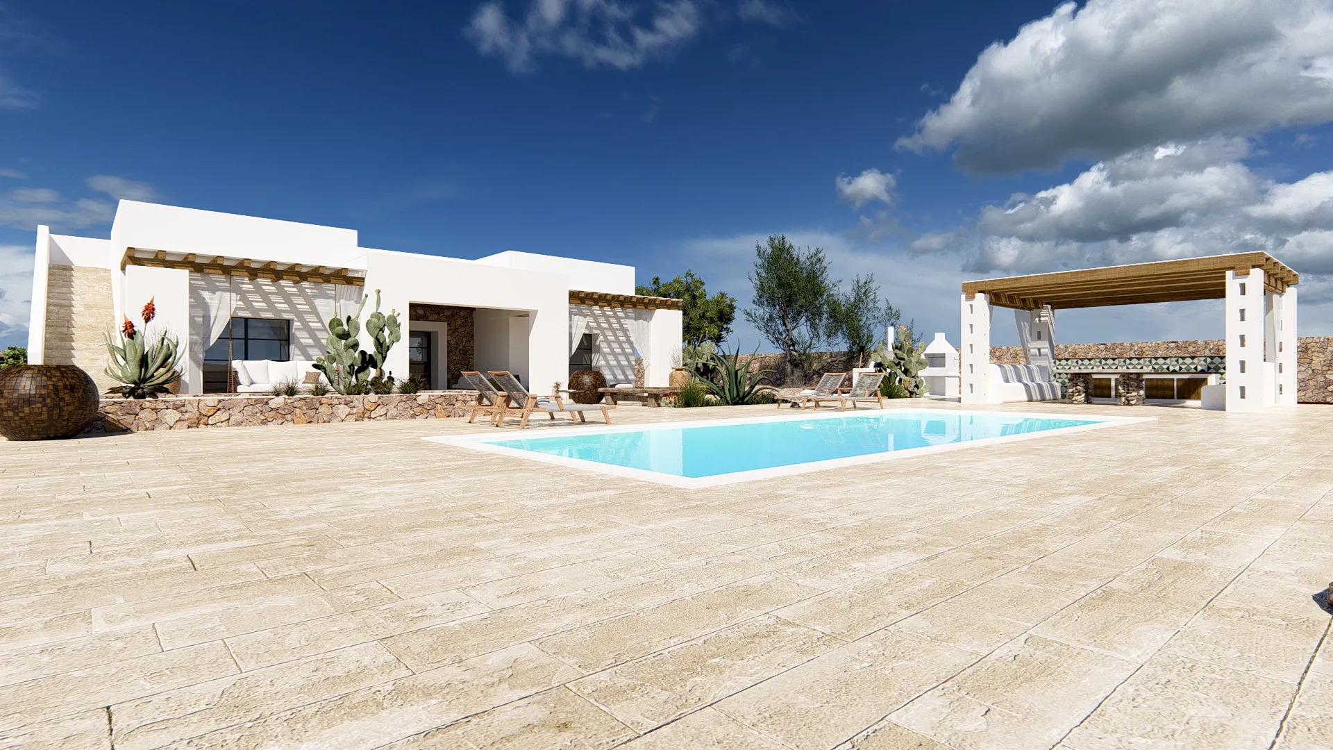 Villa méditerranéenne neuve, piscine privée et oliveraie — photo 11