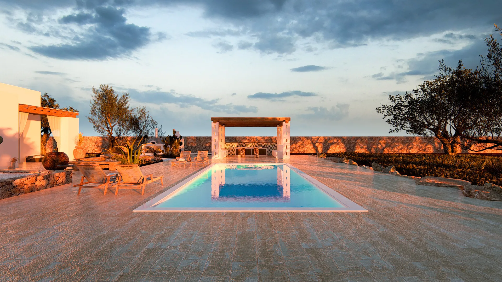 Villa méditerranéenne neuve, piscine privée et oliveraie — photo 9